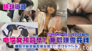 【稀缺资源】中学女孩合集！糟糕学校里偷欢被发现了！冰块玩B女孩！兼职赚零花钱！约网友3P~毁三观的性解放！